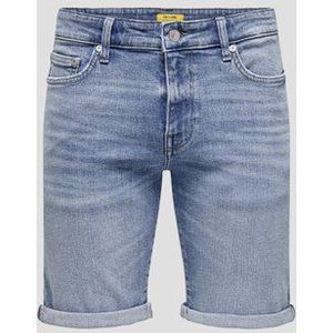 Blauwe jeansshort