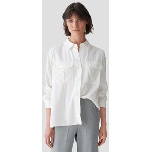 Witte blouse met zakken