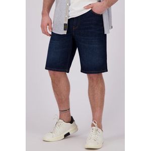 Donkerblauwe bermuda in denim
