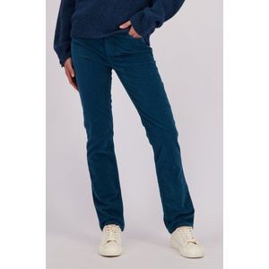 Blauwe corduroy broek