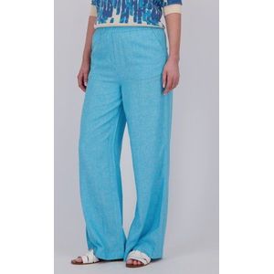 Lichtblauwe wijde broek