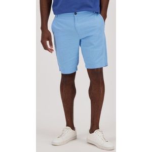 Lichtblauwe linnen short