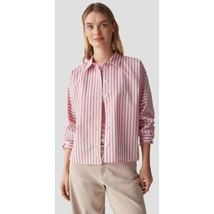 Roze gestreepte blouse