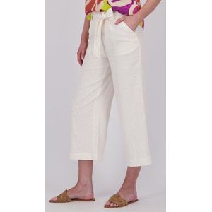 Witte linnen broek - 7/8 lengte
