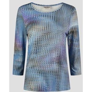 Blauw T-shirt met print