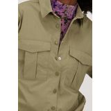 Kaki hemdblouse