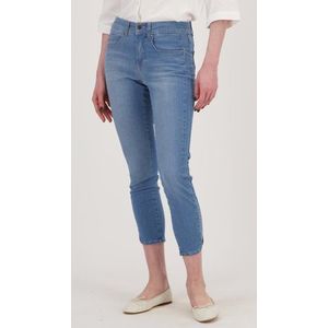 Lichtblauwe jeans met 7/8 lengte - Slim fit