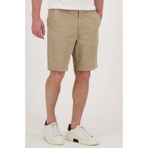 Donkerbeige bermuda