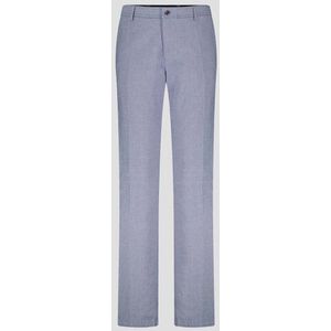 Blauw gespikkelde chino - New York - Slim fit