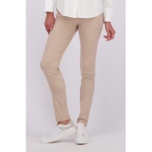 Lichtbeige stretchbroek