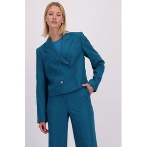 Groenblauwe blazer