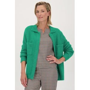 Zachte, groene cardigan
