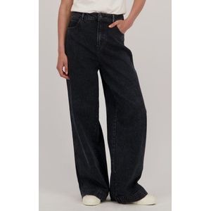 Donkergrijze jeans - Wide leg fit