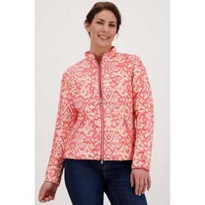 Roze omkeerbare gewatteerde jas