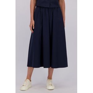 Donkerblauwe katoenen rok