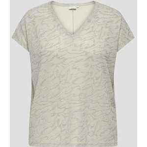 Lichtgrijs T-shirt met glitter