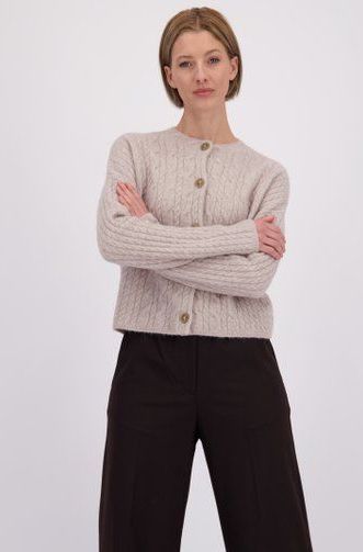 Marc O'Polo - Gebreid Vest - Beige - Knitwear