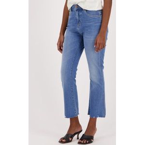Lichtblauwe jeans - Fanny - Slim cropped fit
