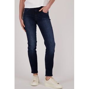Donkerblauwe jeans met pailletten – Straight fit