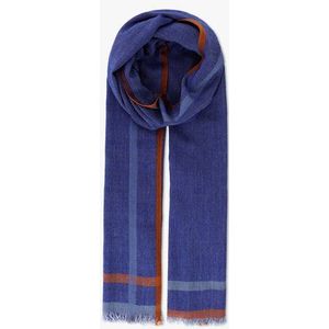 Fijne blauwe sjaal