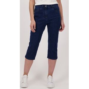 Donkerblauwe jeans met 3/4 lengte
