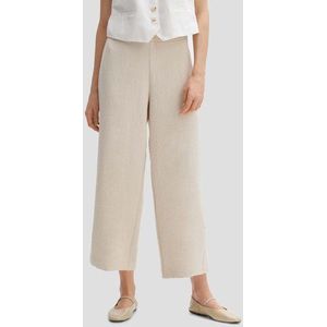 Wijde beige culotte - 7/8 lengte