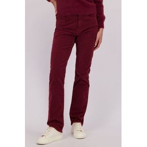 Bordeaux corduroy broek
