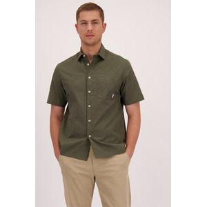 Groen geruit hemd - regular fit