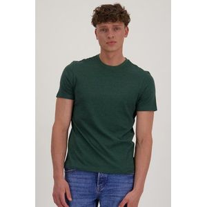 Groen, fijn gestreept T-shirt