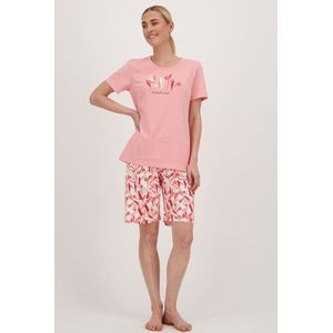 Roze pyjamaset met korte broek
