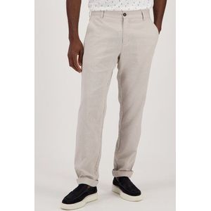 Lichtgrijze, linnen broek