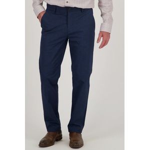 Donkerblauwe chino met geklede look
