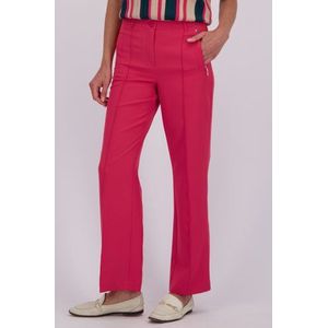 Lange donkerroze broek
