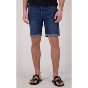Donkerblauwe jeansshort