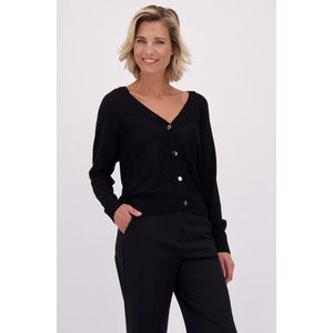 Zwarte cardigan met glitter