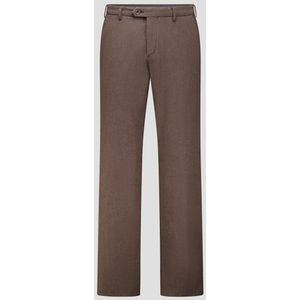 Bruin gemêleerde chino - Vancouver - Regular fit
