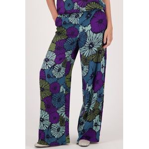 Wijde broek met bloemenprint