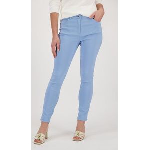 Gekleurde stretchbroek - lichtblauw