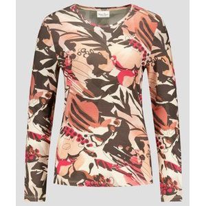 T-shirt met abstracte print