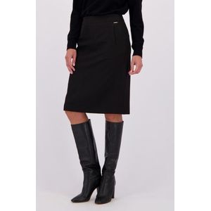 Zwarte knielange rok