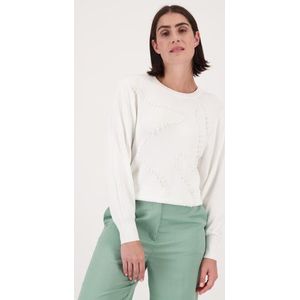 Ecru truitje met parels