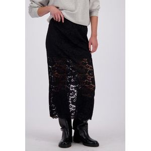 JDY - Lange Rok - Midi-lengte - Kant - Elastische Tailleband