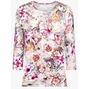 Kleurrijk T-shirt met bloemenprint