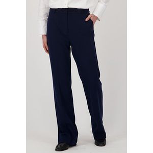 Wijde geklede broek - Donkerblauw