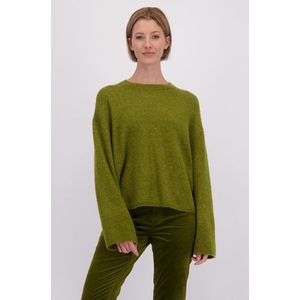 Olijfgroene trui