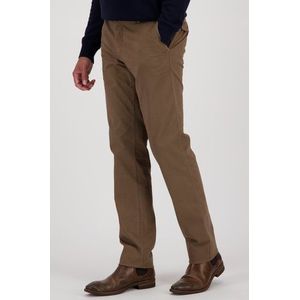 Beige broek met fijn motief - New York - Slim fit