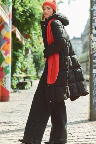 JDY - Puffer Jas - Lang - Winddicht - Capuchon met Verstelbaar Koord - Polyester Voering