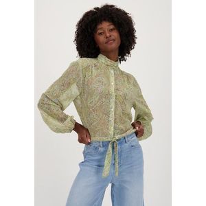 Fijne blouse met paisley motief