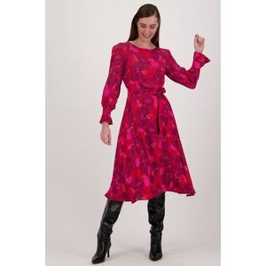 Rood-roze kleedje met zijdelook