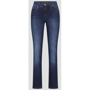 Donkerblauwe jeans met pailletten – Straight fit